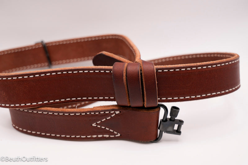 Leather rifle slings