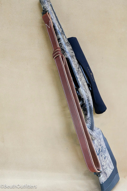 Leather rifle sling